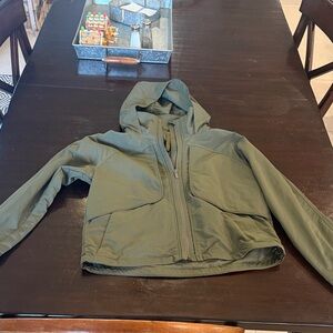 lululemon athletica Kids Green Hooded Raincoat